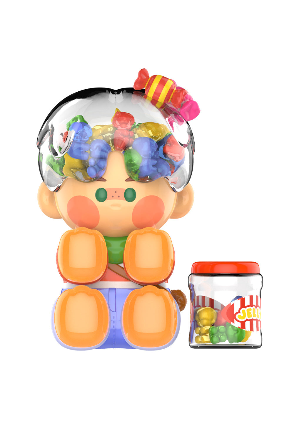POP MART Pino Jelly Toothache Boy 200% Figurine