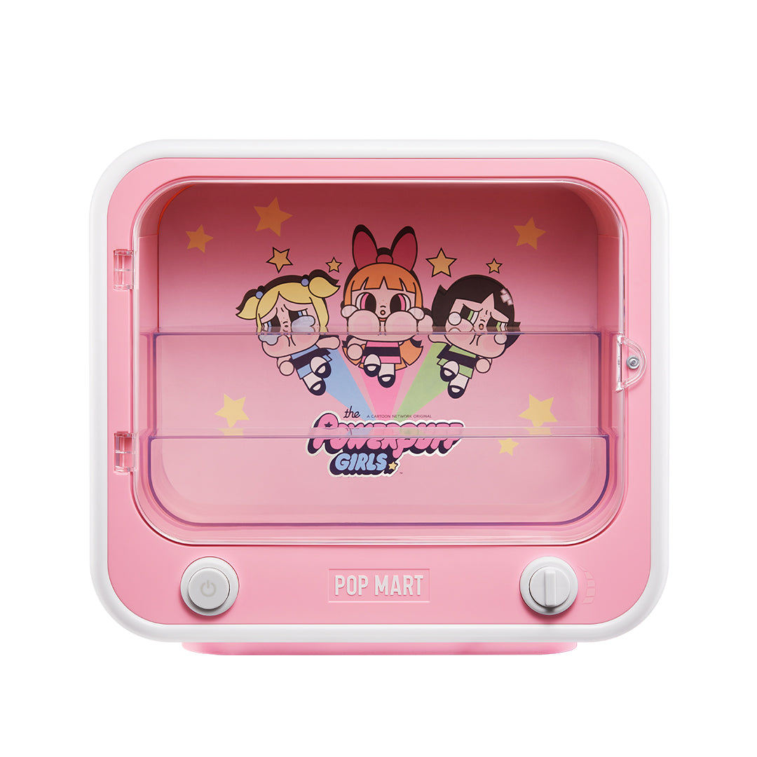 POP MART TV Set Luminous Display Box Container - Crybaby × The Powerpuff Girls
