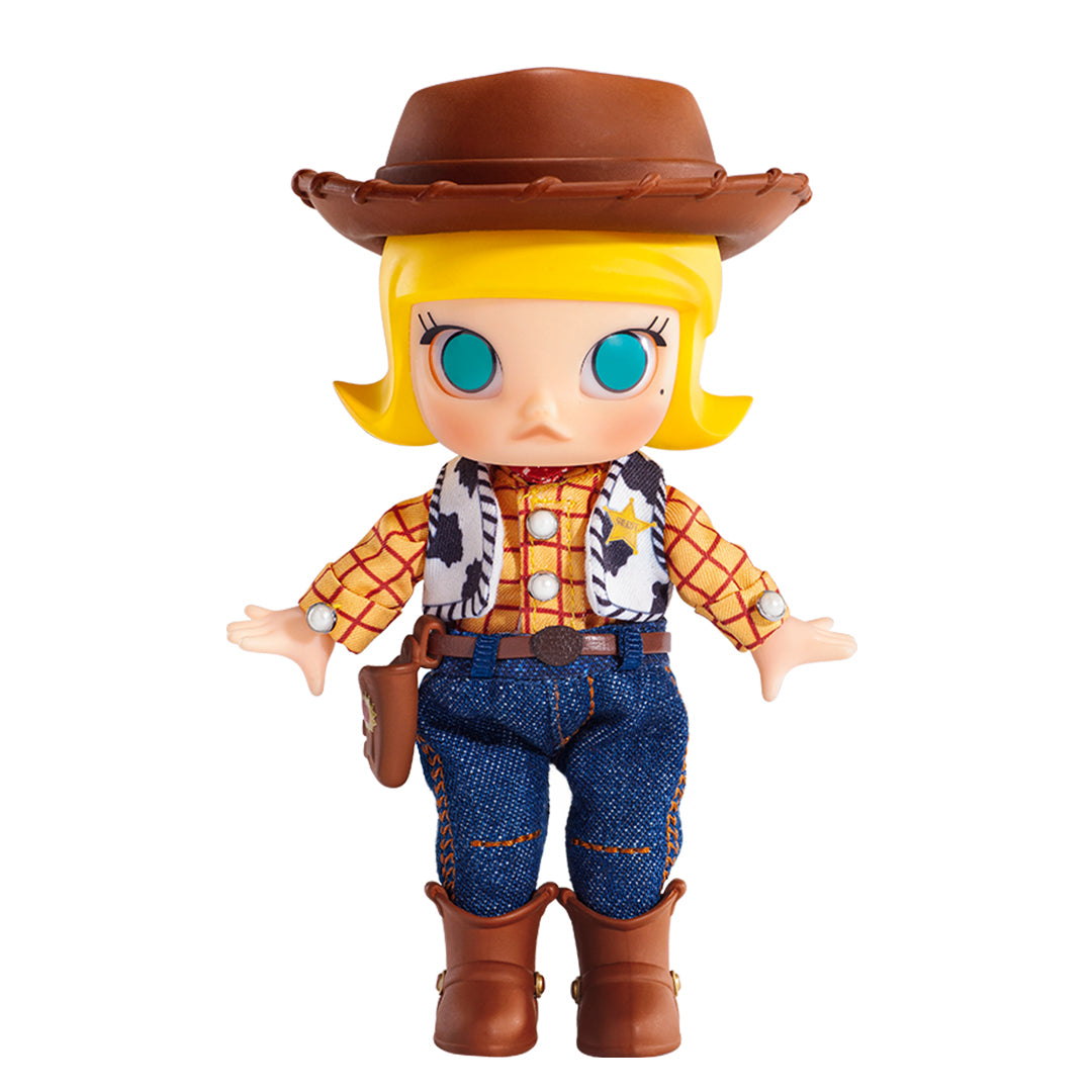 POP MART Molly x Toy Story Woody BJD Action Figure Doll