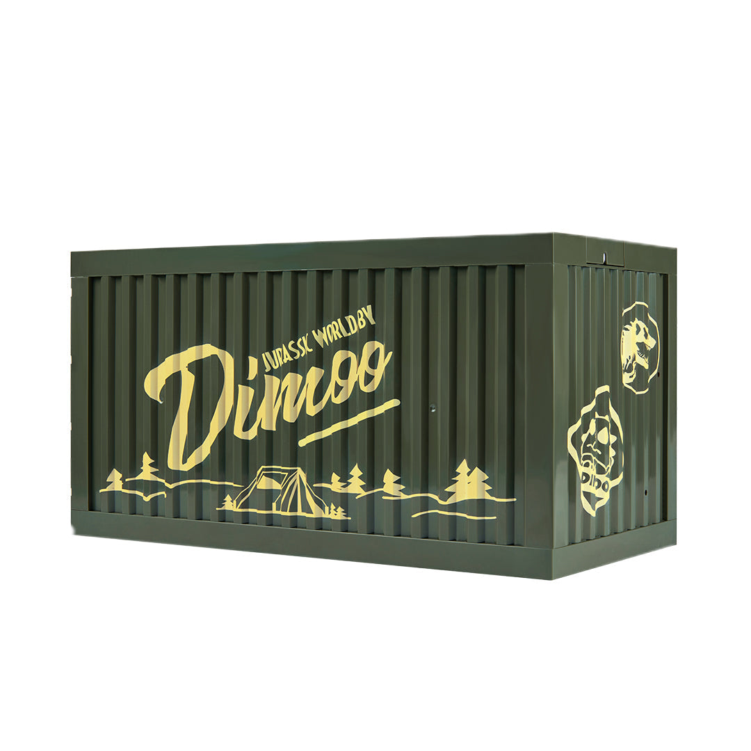 POP MART LED Luminous Display Box Container - Dimoo Jurassic World (Green)