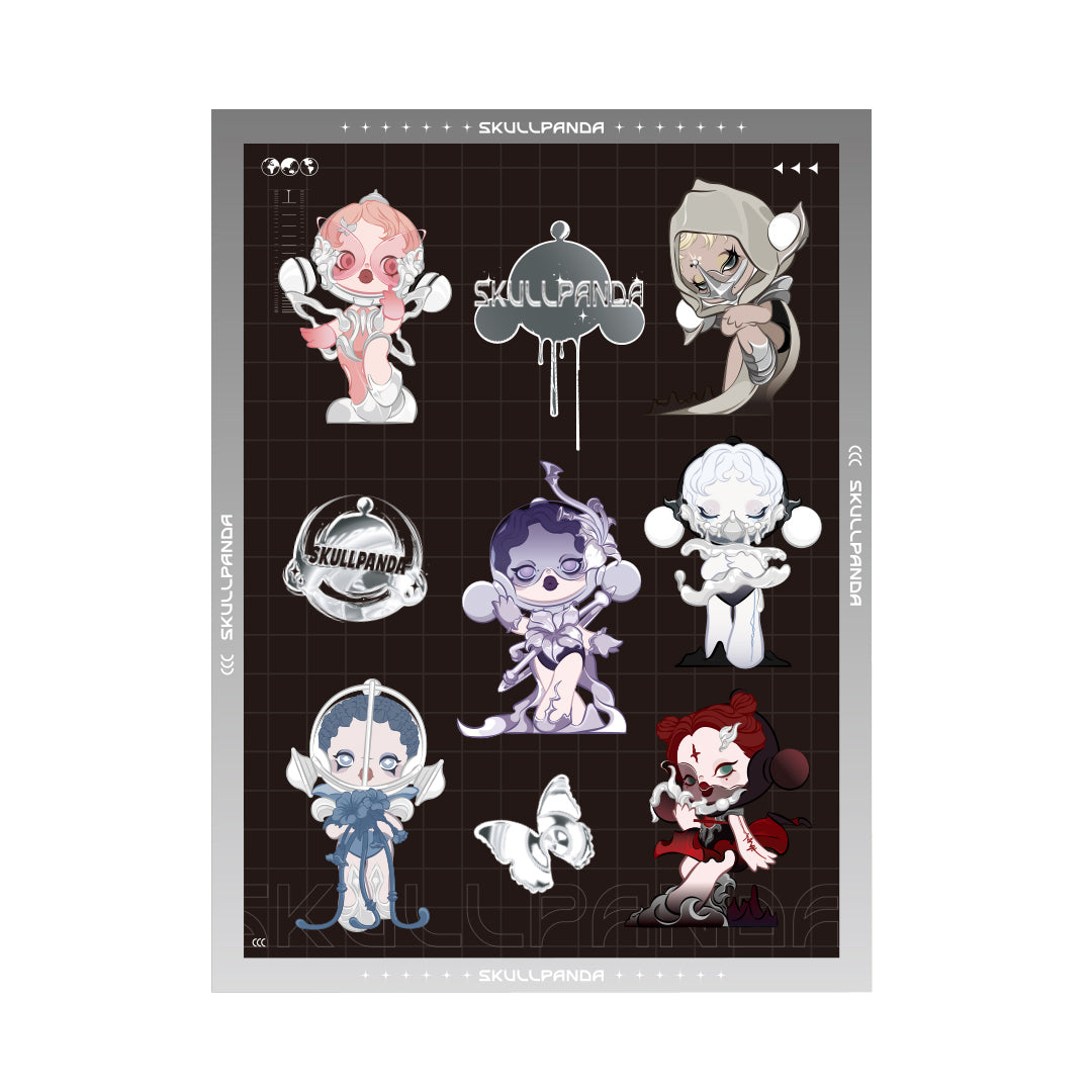 POP MART SKULLPANDA The Sound Series Stickers