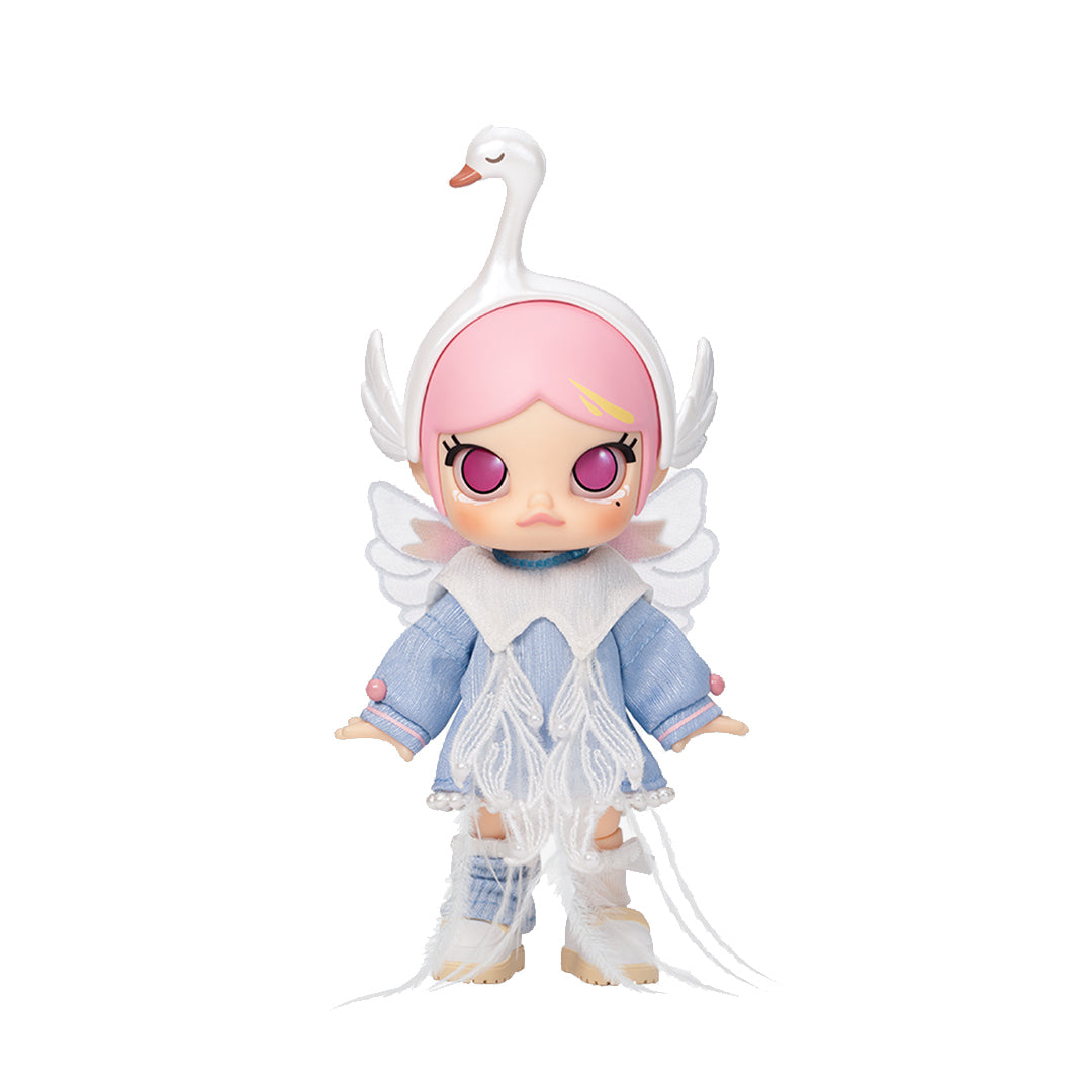 POP MART MOLLY Metamorphose into Swan BJD Action Figure Doll