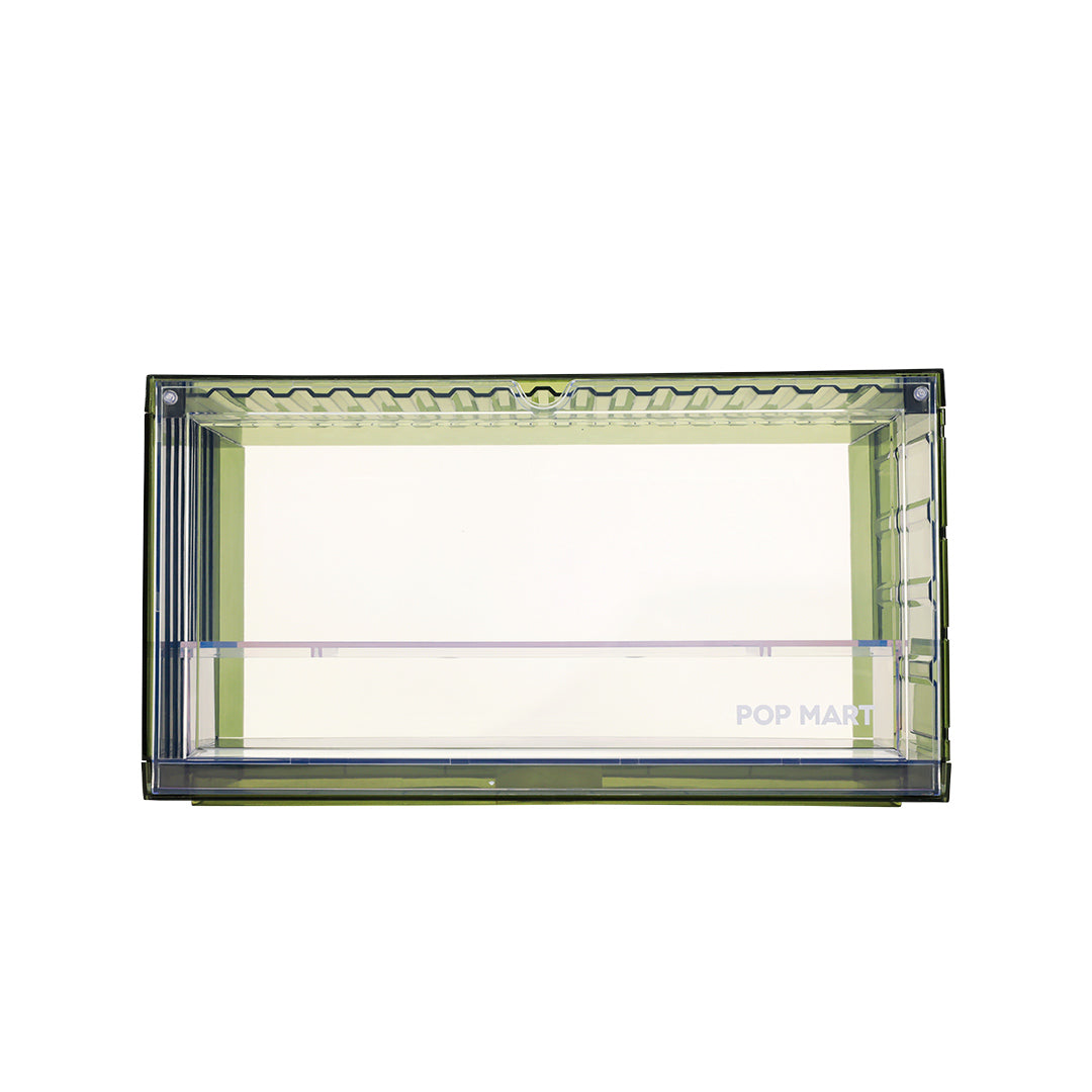 POP MART Self-Assembly Display Box Container - Transparent Green