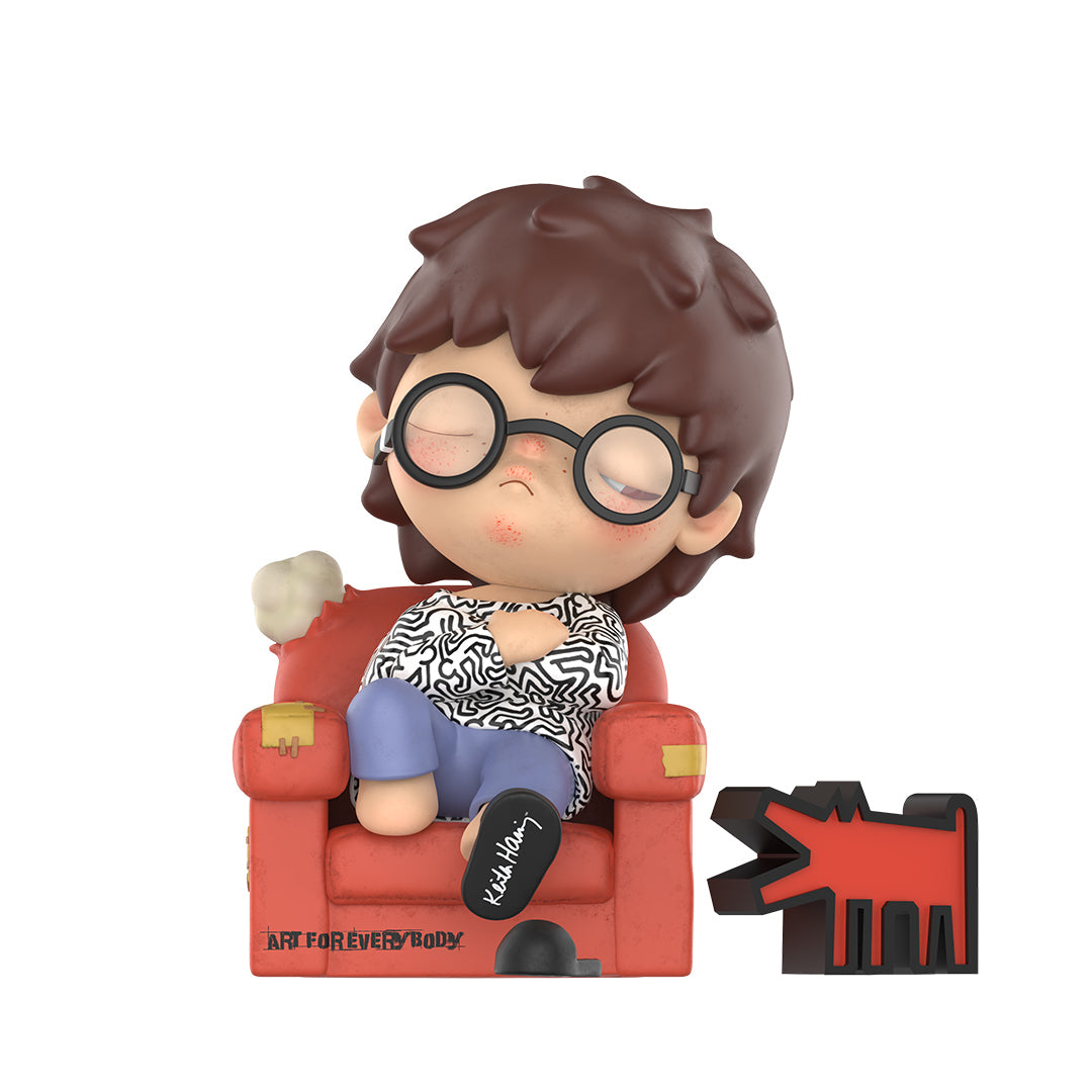 POP MART Hirono x Keith Haring 200% Figurine