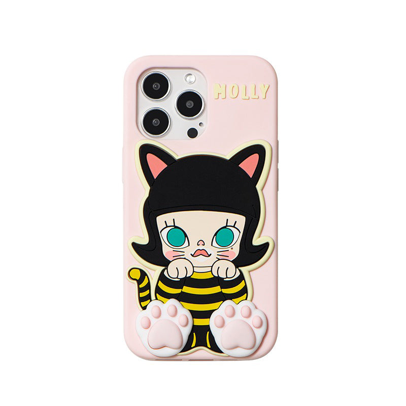 POP MART A Boring Day With Molly Phone Case for iPhone 14/13 Series
