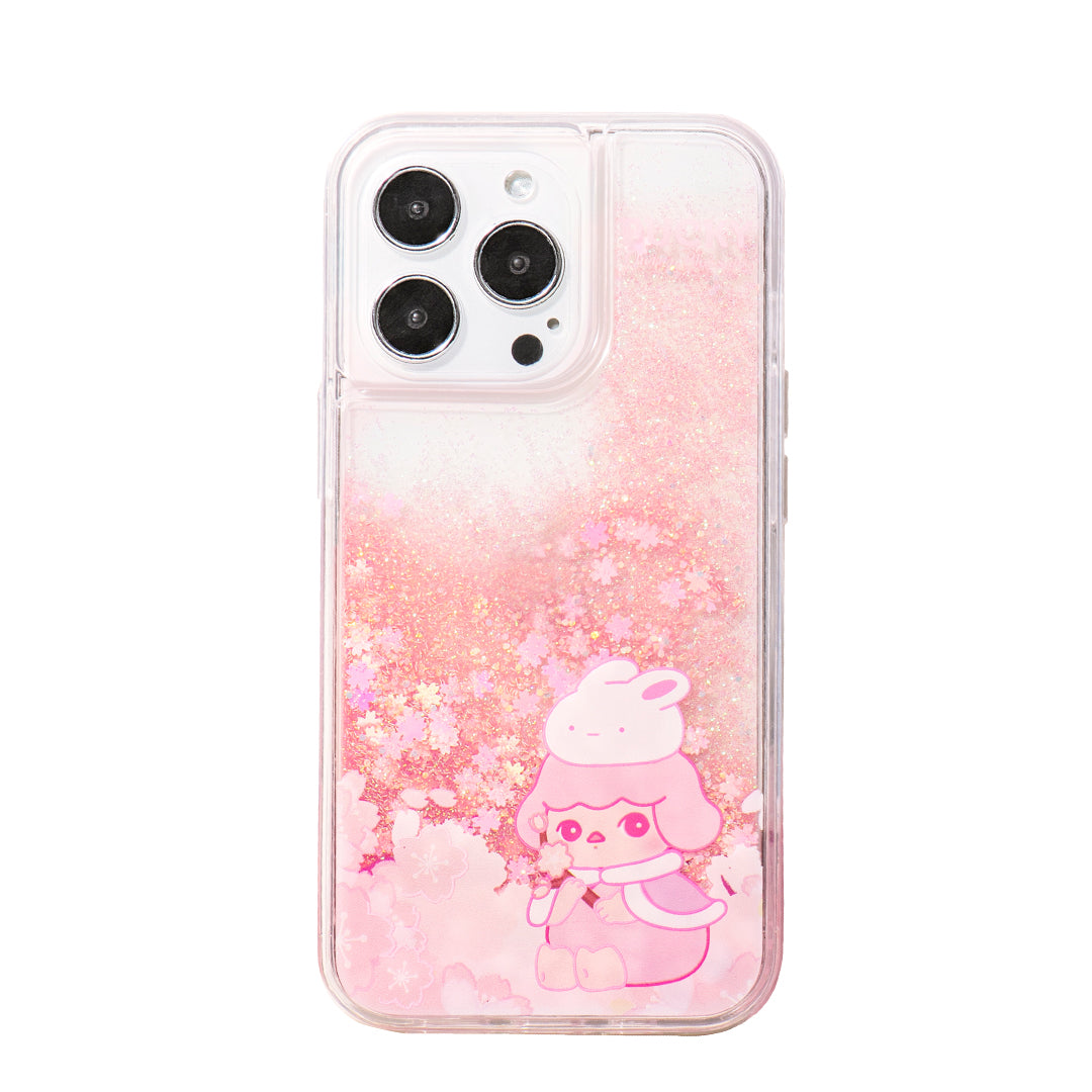 POP MART PUCKY Cherry Blossom Phone Case for iPhone 12/13 Series
