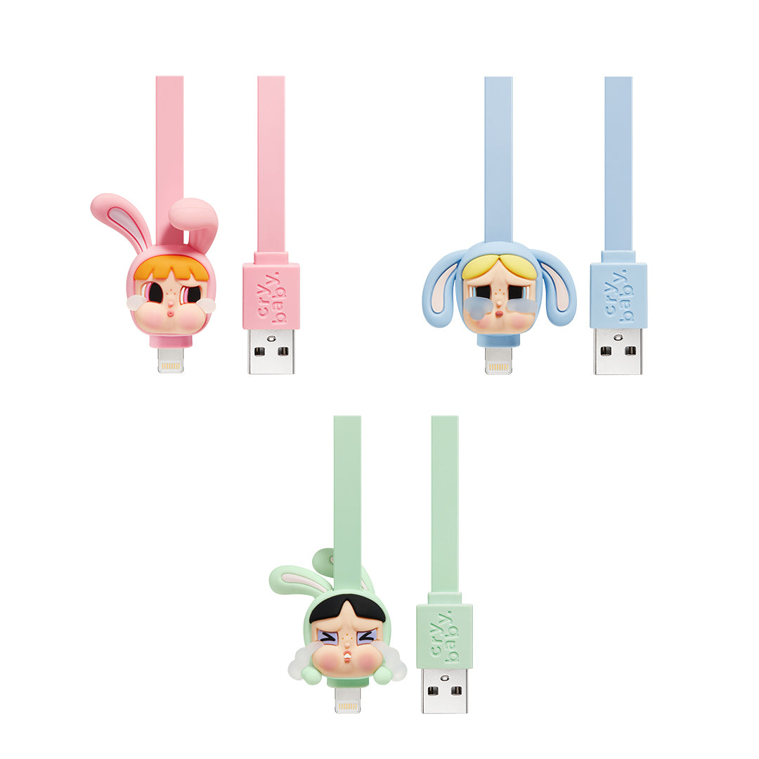 POP MART Crybaby × The Powerpuff Girls Series Phone Cable Blind Box