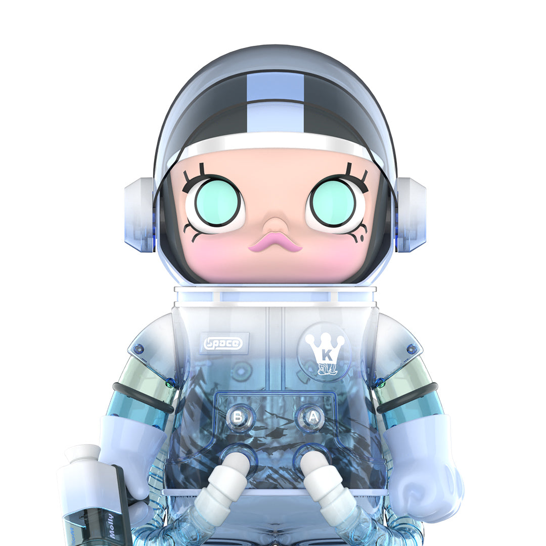 POP MART MEGA Space Molly 1000% Glacier