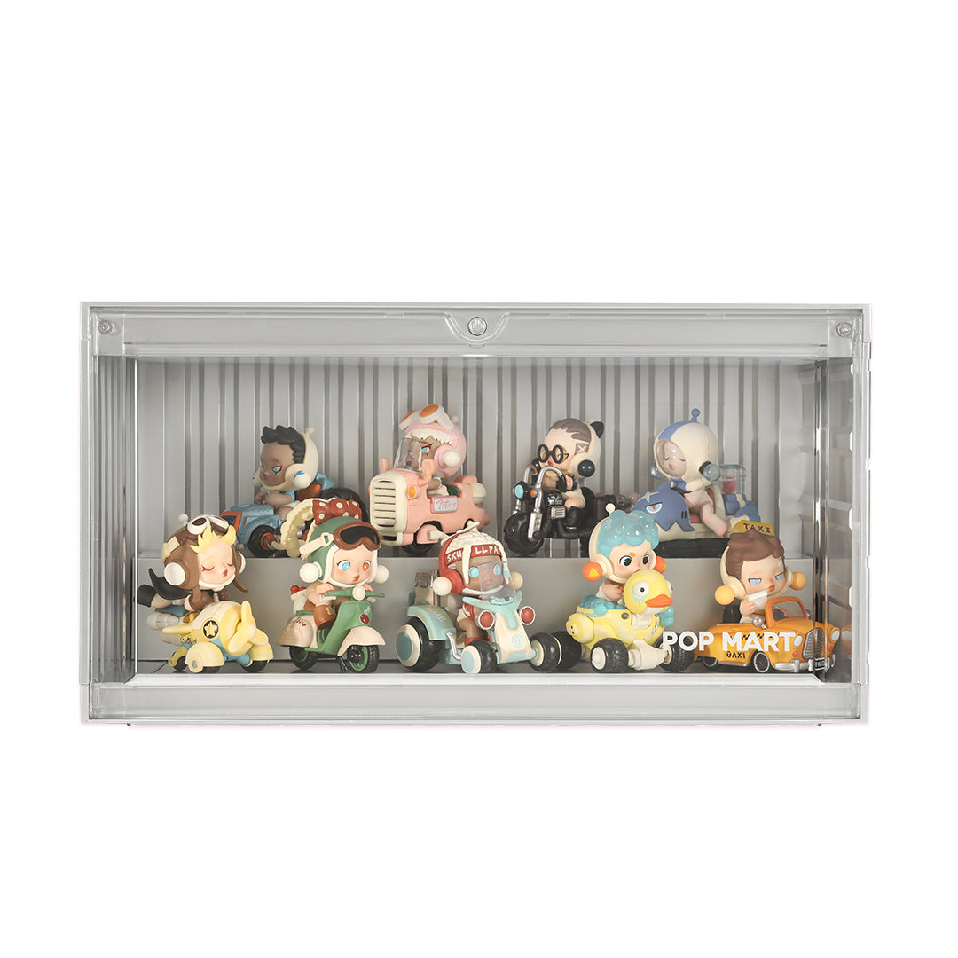 POP MART LED Luminous Display Box Container - Silver